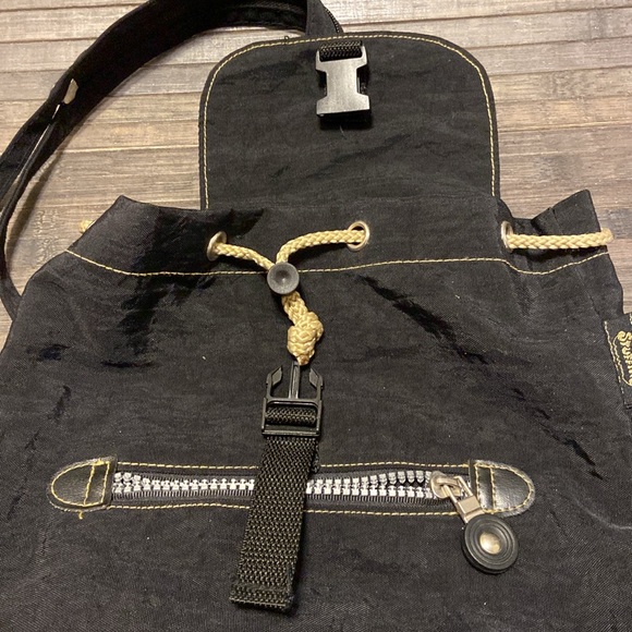 Stuffins TOP DOG Nylon Backpack Black - Picture 4 of 16